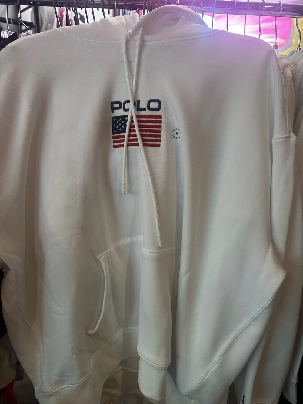 Polo Ralph Lauren white sweatshirt